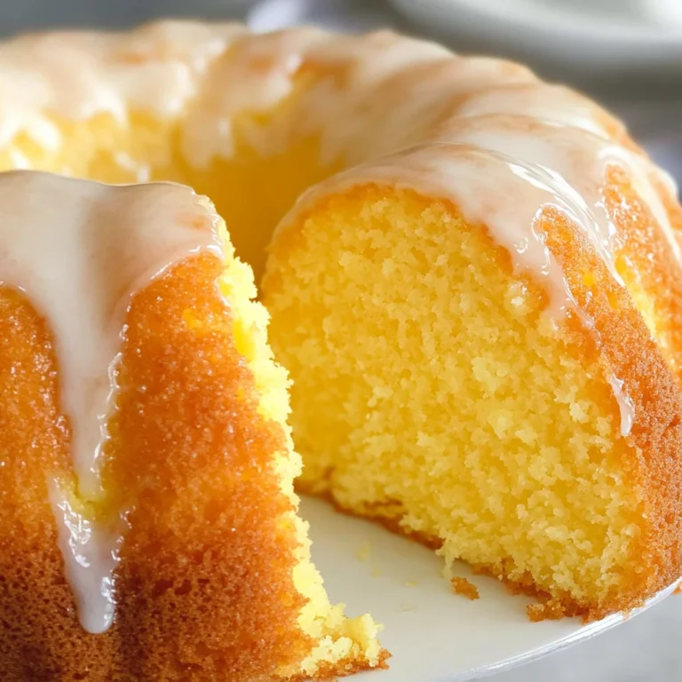 3-Ingredient Weight Watchers Lemon Cake