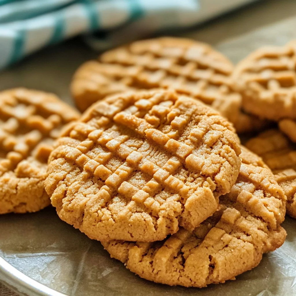 3 Ingredient Sugar Free Peanut Butter Cookies