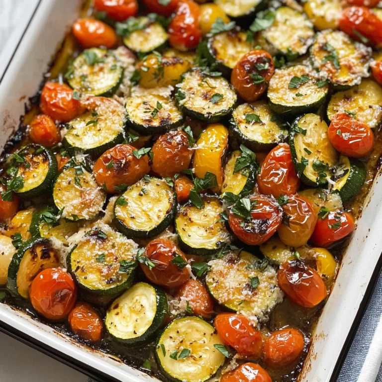 Balsamic Zucchini Tomato Bake