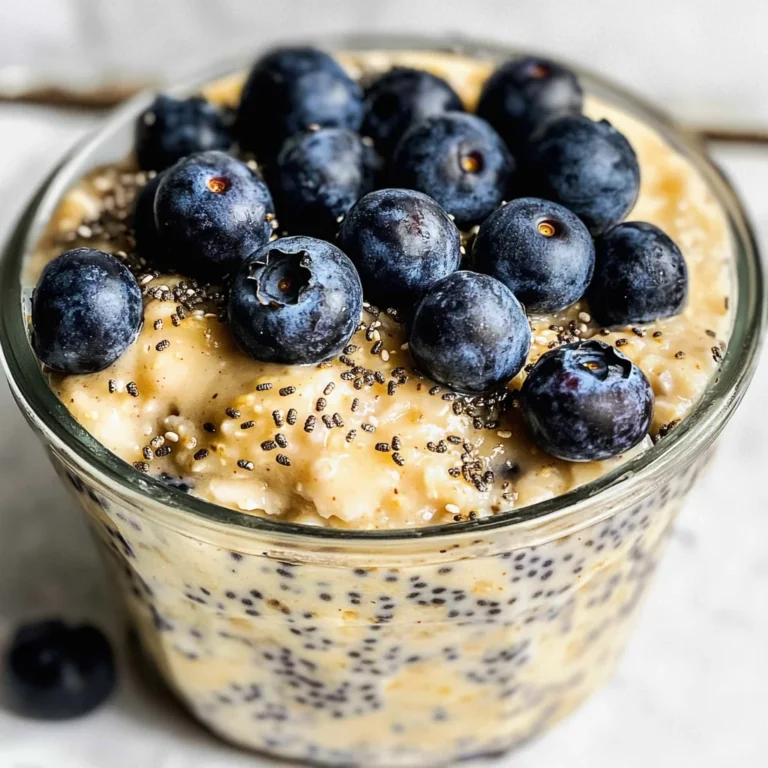 Blueberry Overnight Oats (Gluten-Free) Recipe