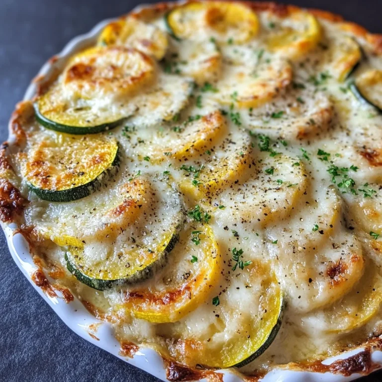 Cheesy Zucchini and Squash Casserole