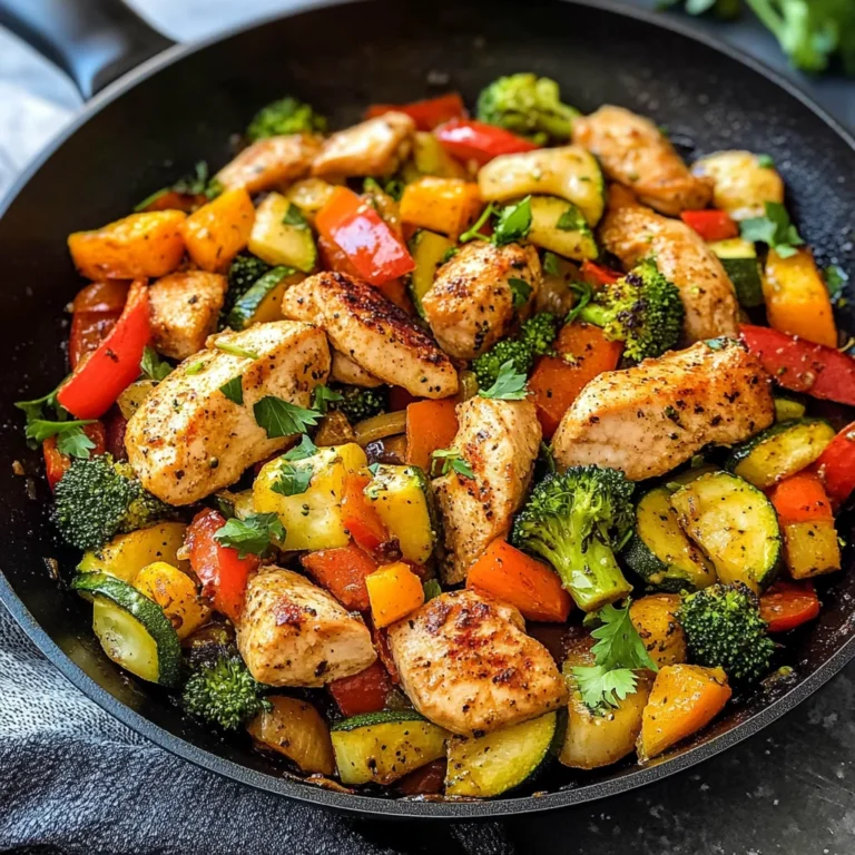 Chicken and Vegetables Skillet Recipe