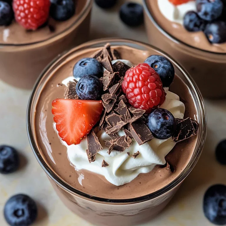 Chocolate Protein Pudding Recipe