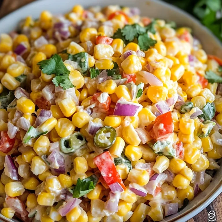 Creamy Corn Salad Recipe