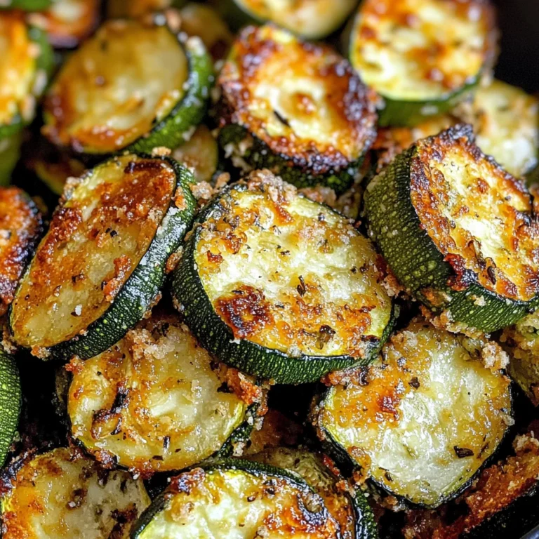 Crispy Air Fryer Zucchini Parmesan Recipe