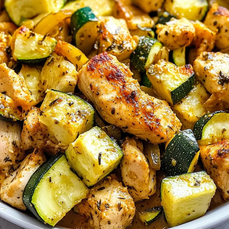 Easy Baked Chicken and Zucchini Recipe