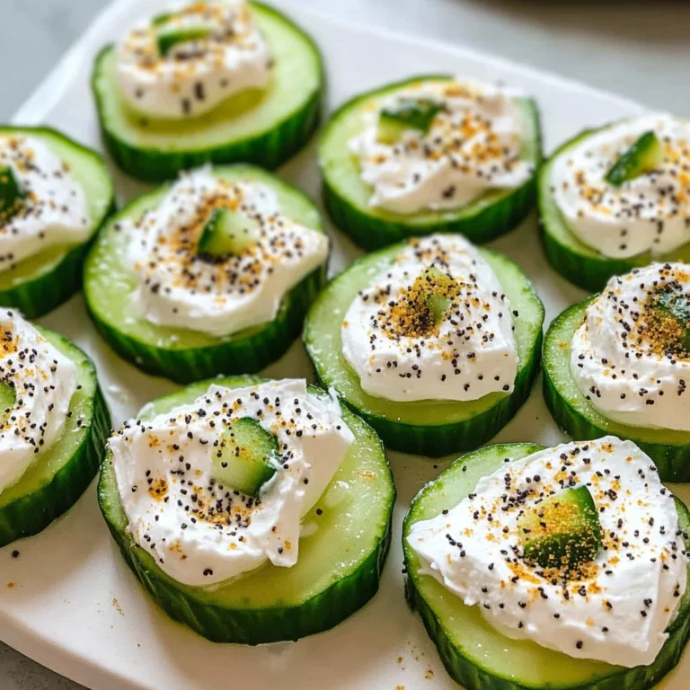 Everything Bagel Cucumber Bites