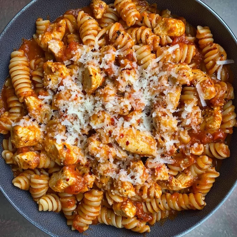Garlic Parmesan Healthy Chicken Pasta