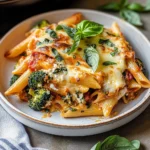 Healthy Cottage Cheese Pasta Bake With Veggies