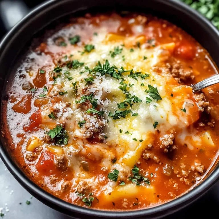 Keto Lasagna Soup