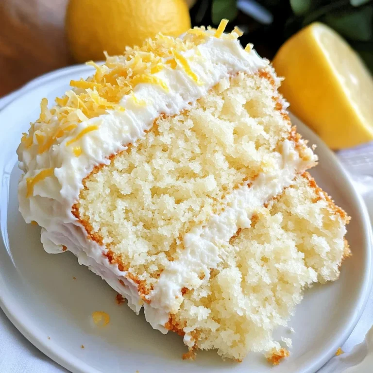 Lemon Coconut Cake