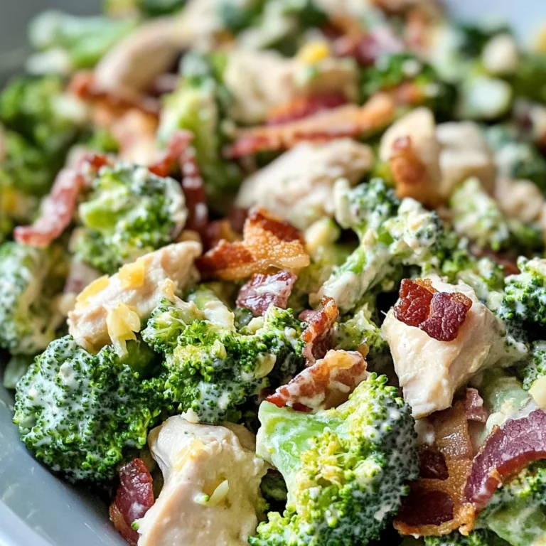 Low-Carb Chicken Broccoli Salad