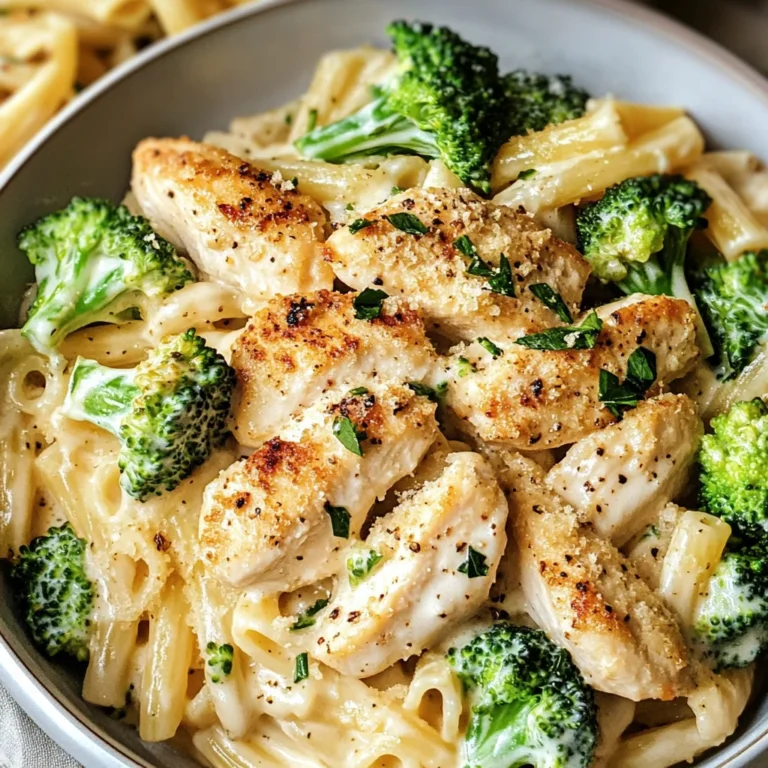Low Calorie Chicken Alfredo