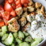 Low Carb Greek Chicken Bowls