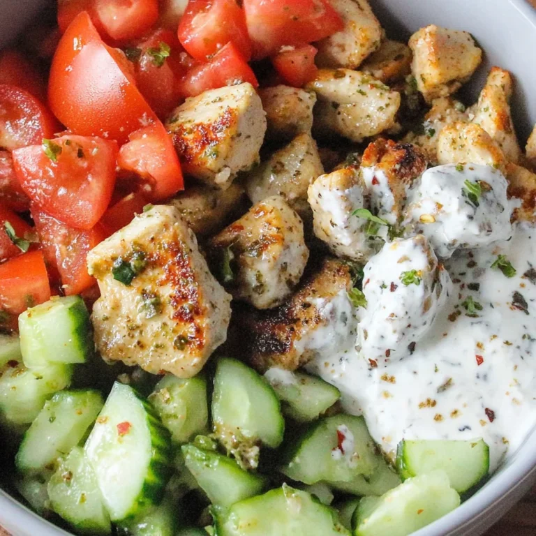 Low Carb Greek Chicken Bowls