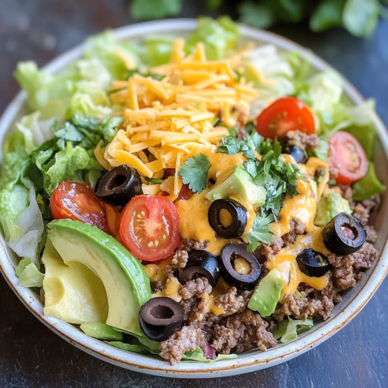 Low Carb Taco Salad Bowl