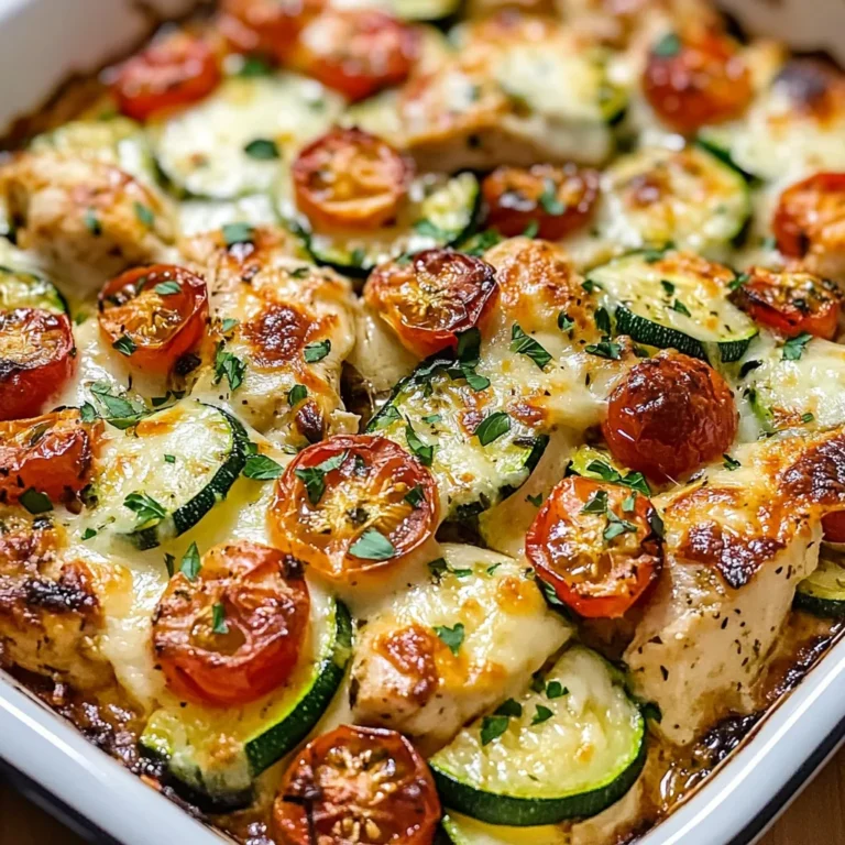 Mediterranean Chicken Zucchini Bake – Healthy, Flavorful & Easy!
