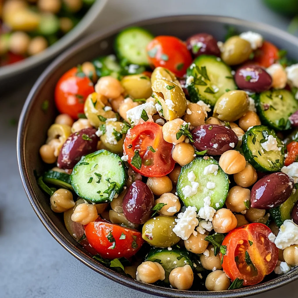 Mediterranean Chickpea Salad