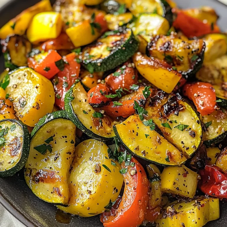 Roasted Zucchini and Summer Squash