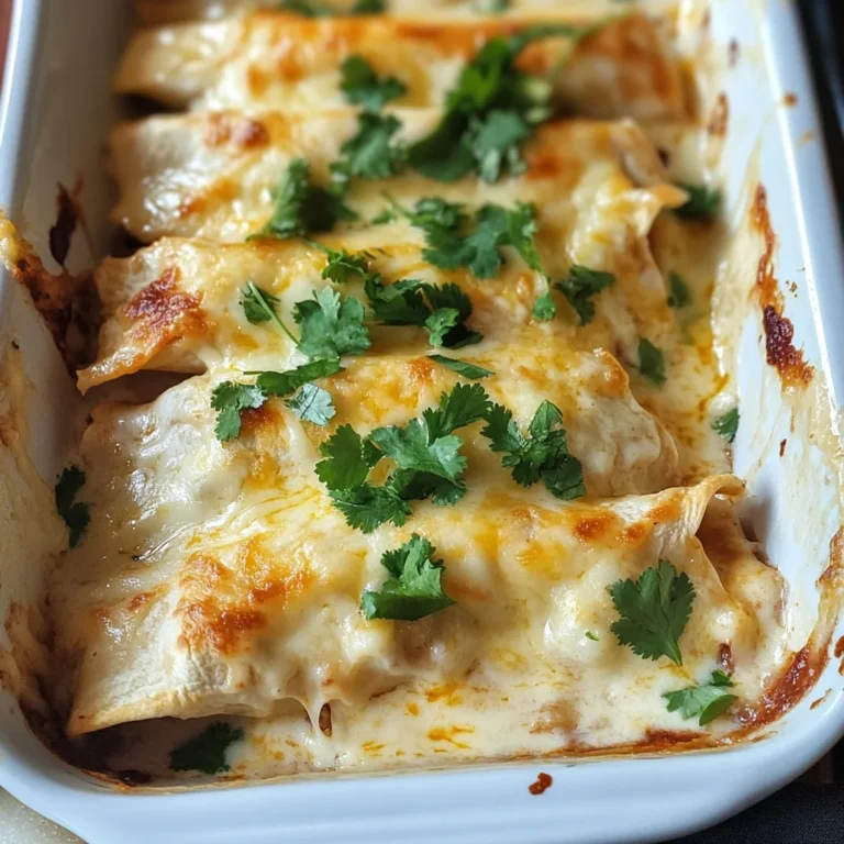 Skinny White Chicken Enchiladas