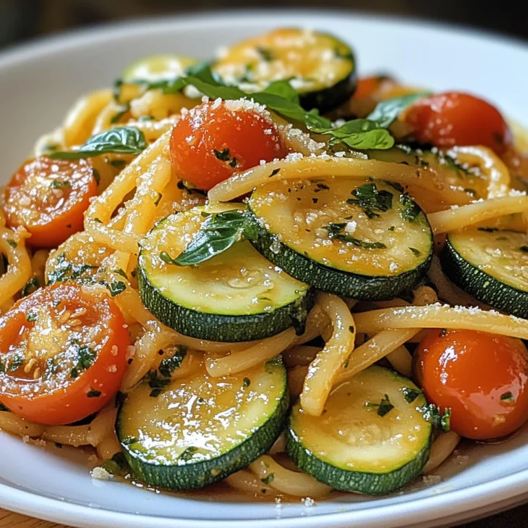 Tomato Zucchini Pasta