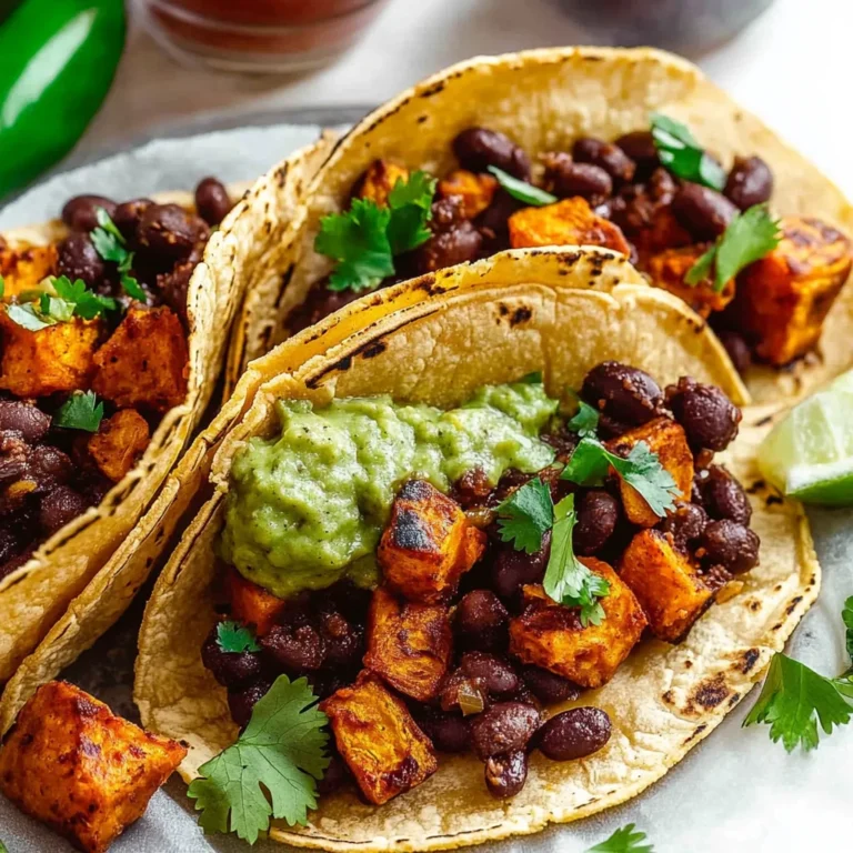 Black Bean Sweet Potato Tacos Recipe