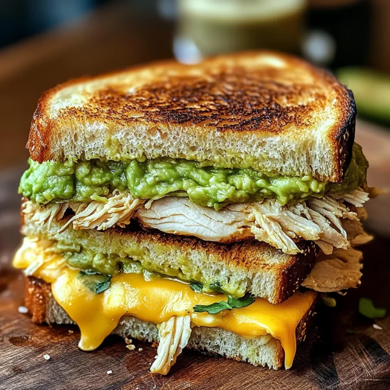 Chicken Avocado Melt Sandwich