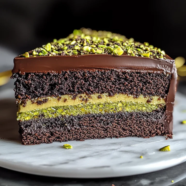 Dubai Chocolate Cake