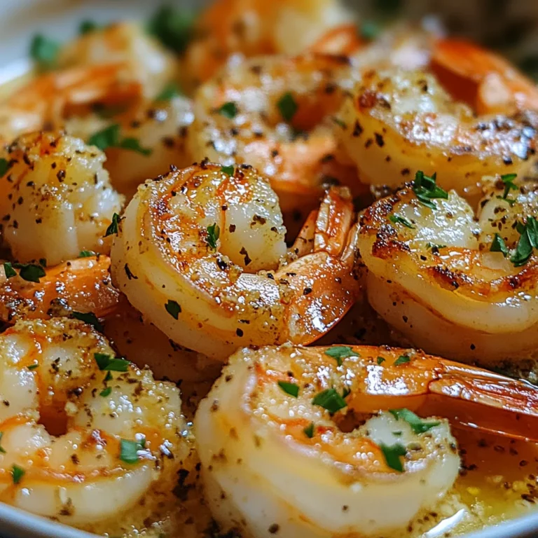 Garlic Parmesan Roasted Shrimp