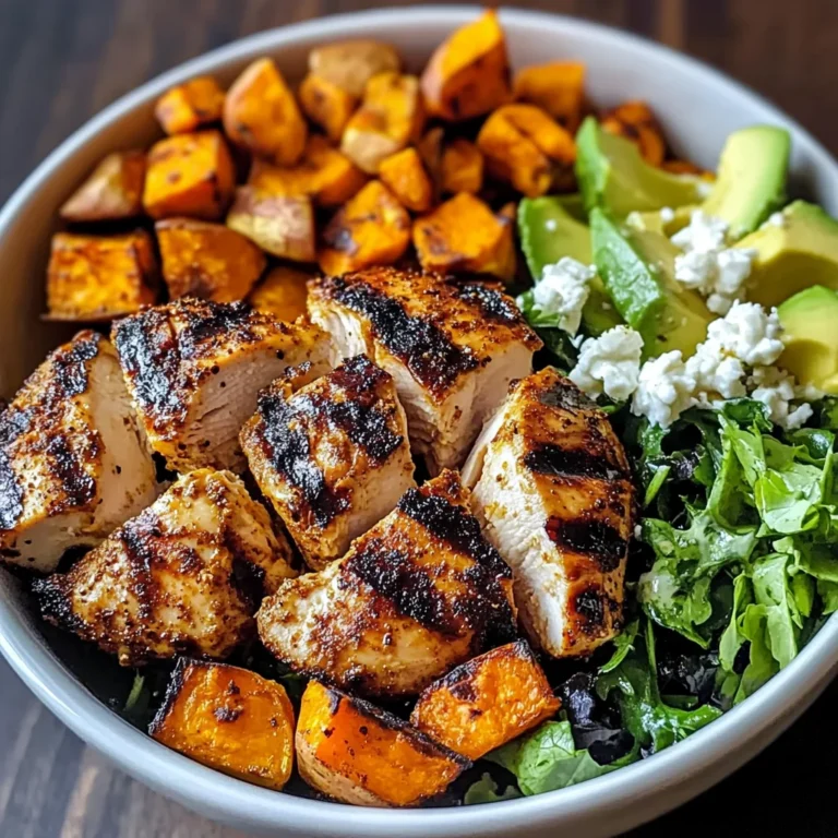 Grilled Chicken & Sweet Potato Bowl