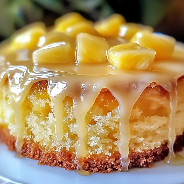 Juicy Pineapple Heaven Cake