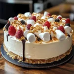 Marshmallow Whip Cheesecake : No-Bake Dream Dessert