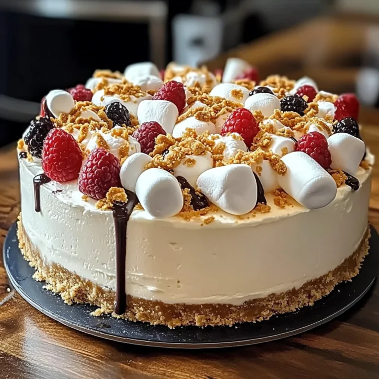 Marshmallow Whip Cheesecake : No-Bake Dream Dessert