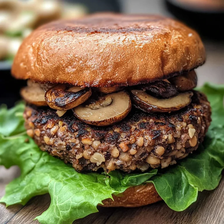 Mushroom Veggie Burgers