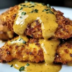 Pretzel Chicken with Mustard-Cheddar Sauce: An Amazing Ultimate Recipe