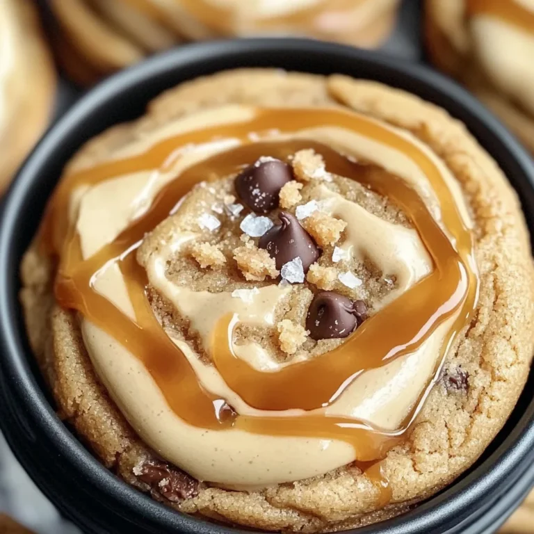 Salted Caramel Cheesecake Cookies