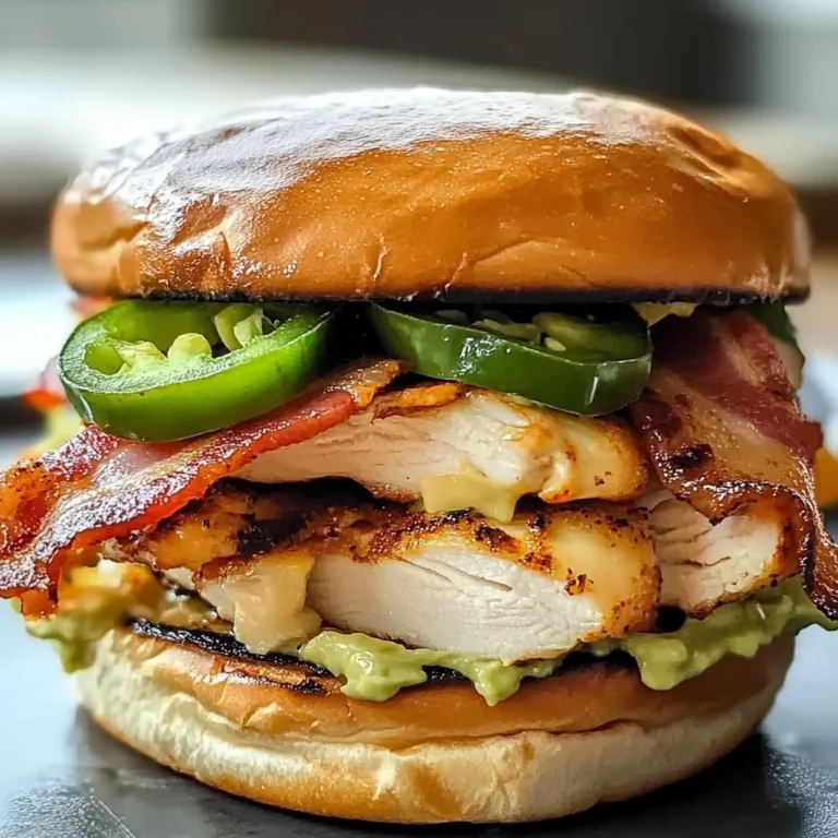 Spicy Grilled Chicken Avocado Sandwich