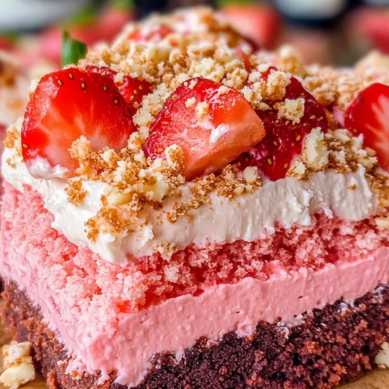 Strawberry Crunch Brownies