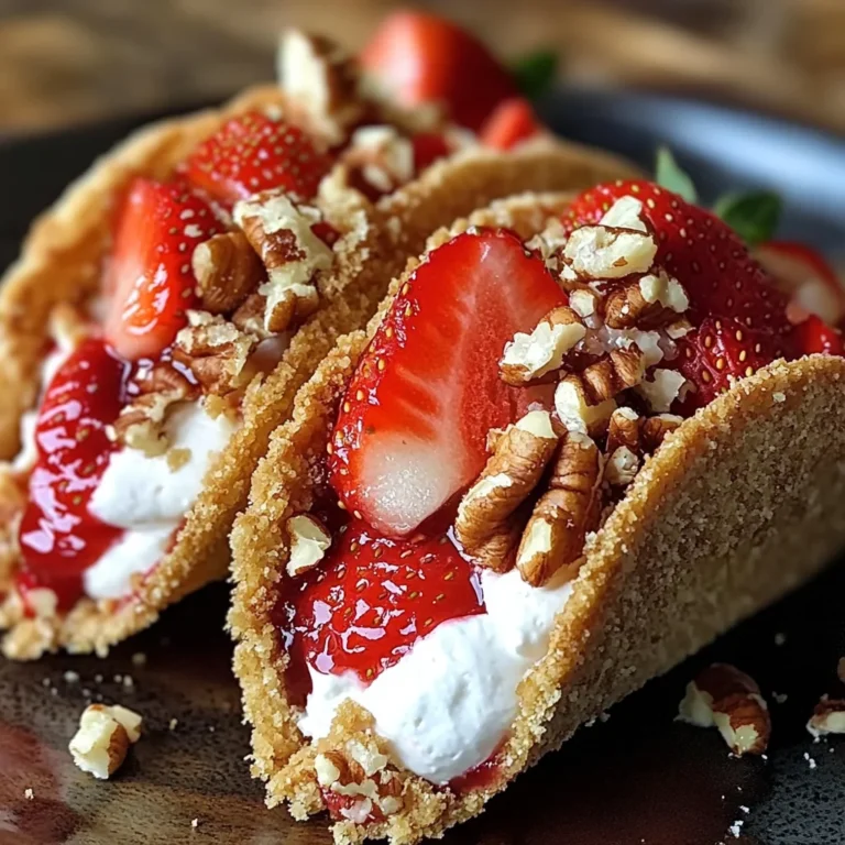 Strawberry Crunch Cheesecake Tacos