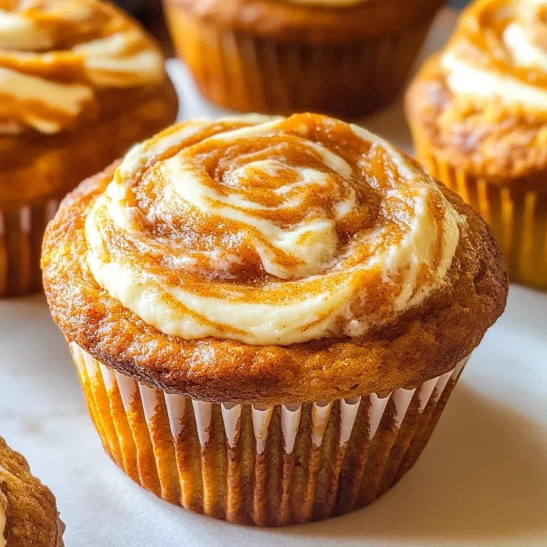Best Swirled Pumpkin Cream Cheese Muffins