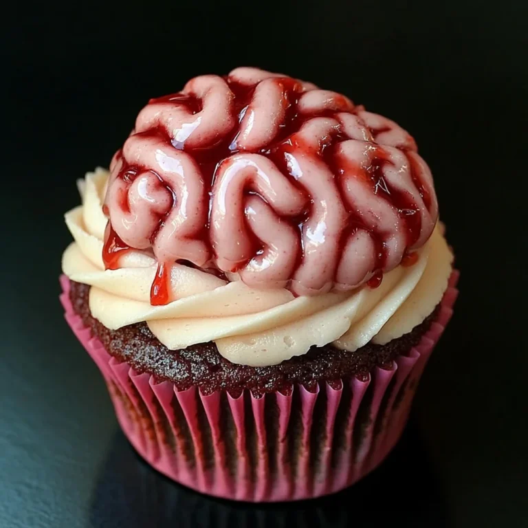 Bleeding Brain Cupcakes