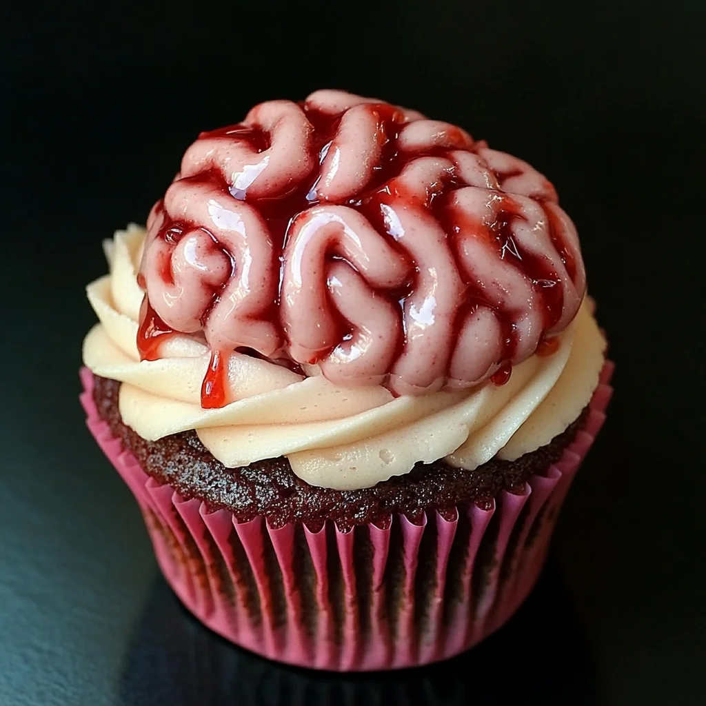 Bleeding Brain Cupcakes