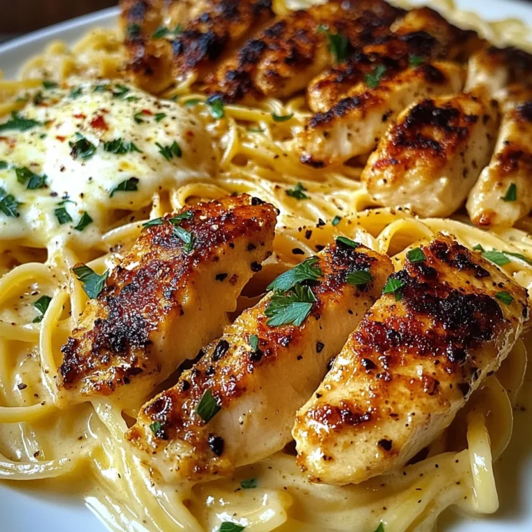 Creamy Mozzarella Chicken Linguine with Cajun Garlic Butter