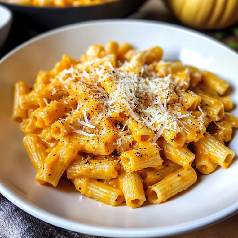 Creamy Parmesan Pumpkin Pasta