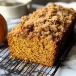 Easy Pumpkin Bread with Crumb Topping