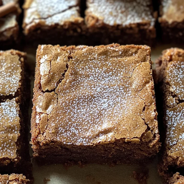 Gingerbread Brownies