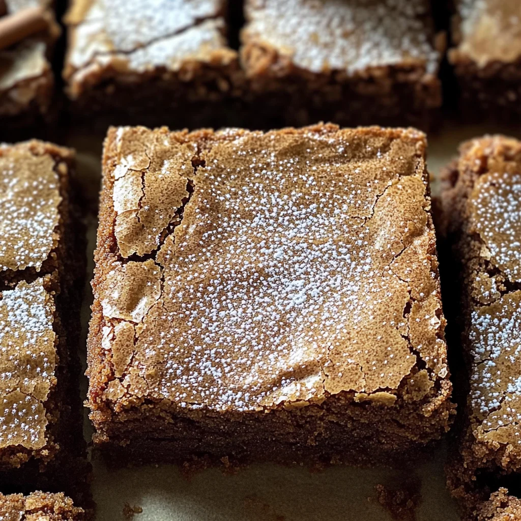Gingerbread Brownies