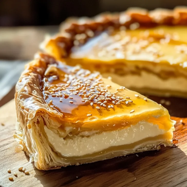 Golden Greek Honey Pie (Melopita)