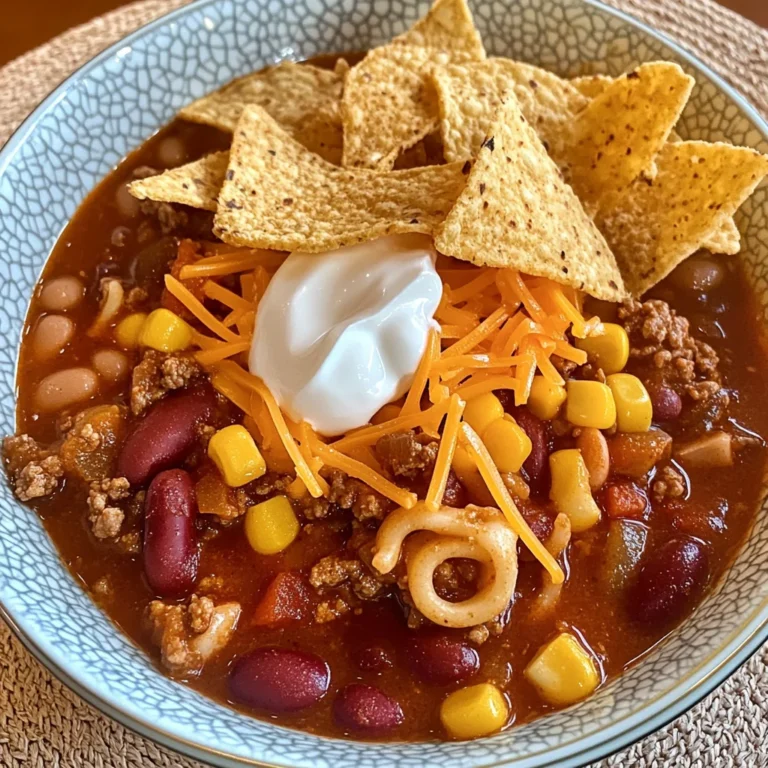 Hillbilly Chili and Cinnamon Rolls