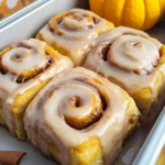 Homemade Pumpkin Chai Cinnamon Rolls